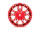 Fuel Wheels Twitch Candy Red Milled 6-Lug Wheel; 22x10; -18mm Offset (22-24 Tundra)
