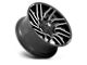 Fuel Wheels Typhoon Gloss Black Milled 6-Lug Wheel; 22x12; -44mm Offset (22-24 Tundra)