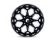 Fuel Wheels Scepter Gloss Black Milled 6-Lug Wheel; 22x12; -44mm Offset (22-24 Tundra)