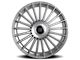 Touren TR10 Satin Silver Machined 6-Lug Wheel; 24x10; 25mm Offset (21-24 Bronco, Excluding Raptor)