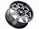 Weld Off-Road Cheyenne Gloss Black Milled 6-Lug Wheel; 22x12; -44mm Offset (21-24 Bronco, Excluding Raptor)