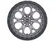 Weld Off-Road Ledge Six Satin Gunmetal 6-Lug Wheel; 18x9; -12mm Offset (16-24 Titan XD)