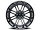 American Truxx Restless Gloss Black Milled 6-Lug Wheel; 24x14; -76mm Offset (21-24 Bronco, Excluding Raptor)