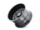 American Truxx Cosmos Gloss Black Milled 6-Lug Wheel; 24x14; -76mm Offset (10-24 4Runner)