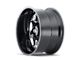 Cali Off-Road Sevenfold Gloss Black Milled 6-Lug Wheel; 20x12; -51mm Offset (21-24 Bronco, Excluding Raptor)