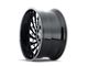 Cali Off-Road Switchback Gloss Black Milled 6-Lug Wheel; 20x12; -51mm Offset (22-24 Tundra)