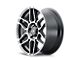 ION Wheels 146 Matte Black Machined with Dark 6-Lug Wheel; 20x9; 18mm Offset (22-24 Tundra)