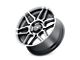 ION Wheels 146 Matte Black Machined with Dark 6-Lug Wheel; 20x9; 18mm Offset (21-24 Bronco, Excluding Raptor)