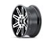 ION Wheels 142 Satin Black Machined 6-Lug Wheel; 20x9; 25mm Offset (21-24 Bronco, Excluding Raptor)