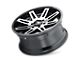 ION Wheels 142 Satin Black Machined 6-Lug Wheel; 20x9; 25mm Offset (22-24 Tundra)