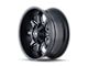 ION Wheels 181 Satin Black Milled 6-Lug Wheel; 18x9; 18mm Offset (04-15 Titan)