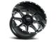 Impact Wheels 804 Gloss Black Milled 6-Lug Wheel; 20x12; -44mm Offset (22-24 Bronco Raptor)