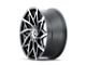 Mazzi Big Easy Matte Black Machined with Dark 6-Lug Wheel; 20x8.5; 30mm Offset (22-24 Tundra)