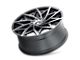 Mazzi Big Easy Matte Black Machined with Dark 6-Lug Wheel; 24x9.5; 30mm Offset (22-24 Tundra)