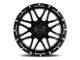 Impact Wheels 806 Gloss Black Milled 6-Lug Wheel; 22x12; -44mm Offset (21-24 Bronco, Excluding Raptor)