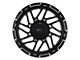 Impact Wheels 808 Gloss Black Milled 6-Lug Wheel; 20x10; -12mm Offset (05-15 Tacoma)