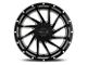 Impact Wheels 811 Gloss Black Milled 6-Lug Wheel; 20x10; -12mm Offset (16-23 Tacoma)