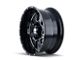 Mayhem Wheels Monstir Gloss Black Milled 6-Lug Wheel; 22x10; -19mm Offset (21-24 Bronco, Excluding Raptor)