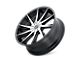 Kraze Swagg Gloss Black Machined 6-Lug Wheel; 26x10; 30mm Offset (21-24 Bronco, Excluding Raptor)