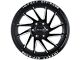 Impact Wheels 824 Gloss Black Milled 6-Lug Wheel; 20x10; -12mm Offset (2024 Tacoma)