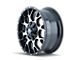 Mayhem Wheels Warrior Gloss Black Machined 6-Lug Wheel; 22x12; -44mm Offset (21-24 Bronco, Excluding Raptor)