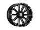 XD Heist Satin Black Milled 6-Lug Wheel; 18x9; 30mm Offset (10-24 4Runner)