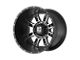 XD Riot Matte Black Machined 6-Lug Wheel; 18x9; -12mm Offset (16-23 Tacoma)