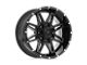 Pro Comp Wheels Blockade Gloss Black Milled 6-Lug Wheel; 20x9.5; -6mm Offset (22-24 Bronco Raptor)