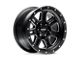 Pro Comp Wheels Apex Satin Black Milled 6-Lug Wheel; 17x9; -6mm Offset (21-24 Bronco, Excluding Raptor)