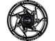 Impact Wheels 830 Gloss Black Milled 6-Lug Wheel; 22x12; -44mm Offset (16-23 Tacoma)