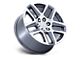 Performance Replicas PR203 Gunmetal Machined 6-Lug Wheel; 22x9; 28mm Offset (04-15 Titan)