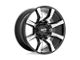 Moto Metal Spider Gloss Black Machined 6-Lug Wheel; 20x9; 0mm Offset (04-15 Titan)