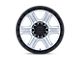 KMC Outrun Machined with Gloss Black Lip 6-Lug Wheel; 18x9; 18mm Offset (10-24 4Runner)