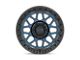 KMC GRS Midnight Blue with Gloss Black Lip 6-Lug Wheel; 18x8.5; 0mm Offset (10-24 4Runner)