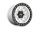 KMC GRS Machined with Satin Black Lip 6-Lug Wheel; 17x9; -12mm Offset (10-24 4Runner)