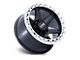 KMC VI Beadlock Satin Black with Machined Ring 6-Lug Wheel; 20x10; -48mm Offset (22-24 Tundra)