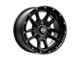 KMC Sync Satin Black 6-Lug Wheel; 20x9; 0mm Offset (22-24 Bronco Raptor)