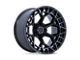 Fuel Wheels Charger Gloss Black Brushed Face with Dark Tint 6-Lug Wheel; 17x9; 1mm Offset (03-09 4Runner)