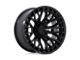 Fuel Wheels Sigma Blackout with Gloss Black Lip 6-Lug Wheel; 22x9.5; 18mm Offset (10-24 4Runner)