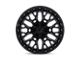 Fuel Wheels Sigma Blackout with Gloss Black Lip 6-Lug Wheel; 22x9.5; 18mm Offset (10-24 4Runner)