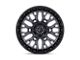 Fuel Wheels Sigma Matte Gunmetal with Matte Black Lip 6-Lug Wheel; 22x9.5; 18mm Offset (21-24 Bronco, Excluding Raptor)