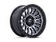 Fuel Wheels Rincon Matte Gunmetal with Black Lip 6-Lug Wheel; 17x8.5; -1mm Offset (21-24 Bronco, Excluding Raptor)