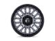 Fuel Wheels Rincon Matte Gunmetal with Black Lip 6-Lug Wheel; 17x8.5; -1mm Offset (21-24 Bronco, Excluding Raptor)