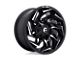 Fuel Wheels Reaction Gloss Black Milled 6-Lug Wheel; 17x9; 1mm Offset (10-24 4Runner)