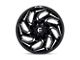 Fuel Wheels Reaction Gloss Black Milled 6-Lug Wheel; 17x9; 1mm Offset (03-09 4Runner)