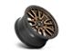 Fuel Wheels Rebel Matte Bronze with Black Bead Ring 6-Lug Wheel; 22x12; -44mm Offset (10-24 4Runner)