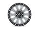 Fuel Wheels Tactic Matte Gunmetal with Black Bead Ring 6-Lug Wheel; 18x9; 20mm Offset (10-24 4Runner)