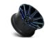 Fuel Wheels Contra Gloss Black with Blue Tinted Clear 6-Lug Wheel; 22x12; -43mm Offset (21-24 Bronco, Excluding Raptor)