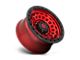 Fuel Wheels Zephyr Candy Red with Black Bead Ring 6-Lug Wheel; 17x9; 1mm Offset (2024 Tacoma)