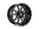 Fuel Wheels Vandal Gloss Black Milled 6-Lug Wheel; 20x9; 19mm Offset (10-24 4Runner)